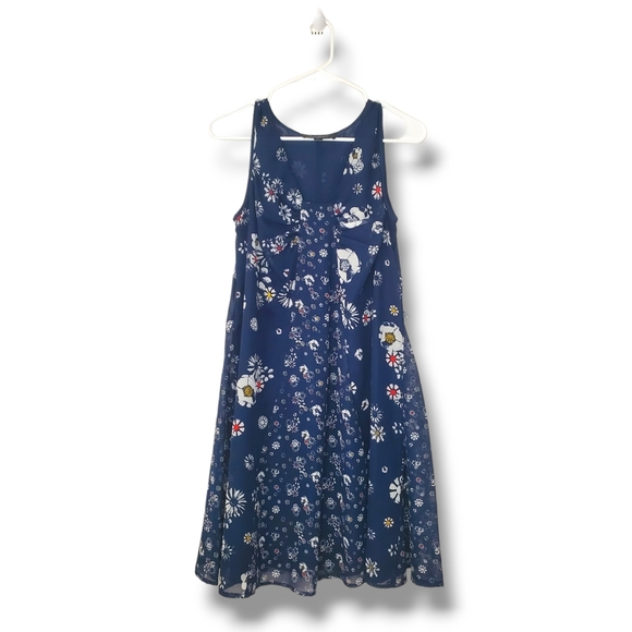 Jason Wu for Target Daisy Floral Navy Sleeveless Shift Above Knee Dress Sz S - Picture 3 of 12
